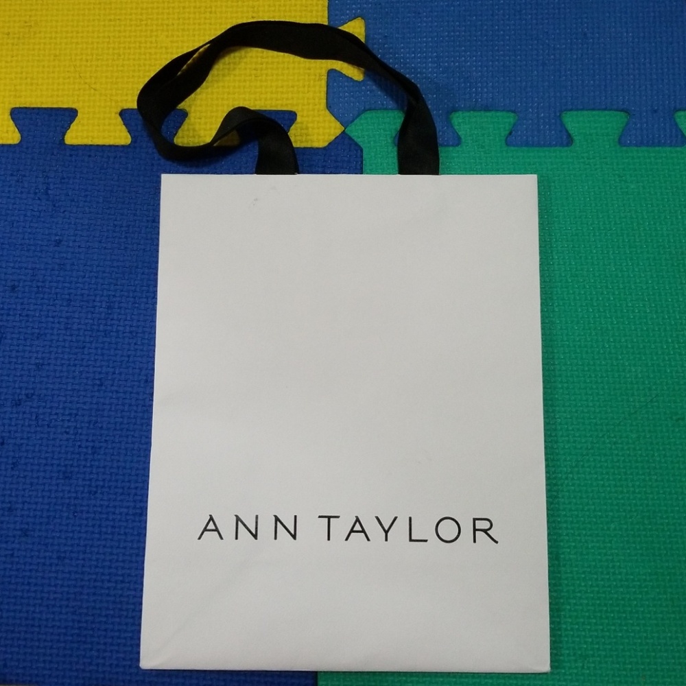 Free w purchase - Ann Taylor small white paper bag